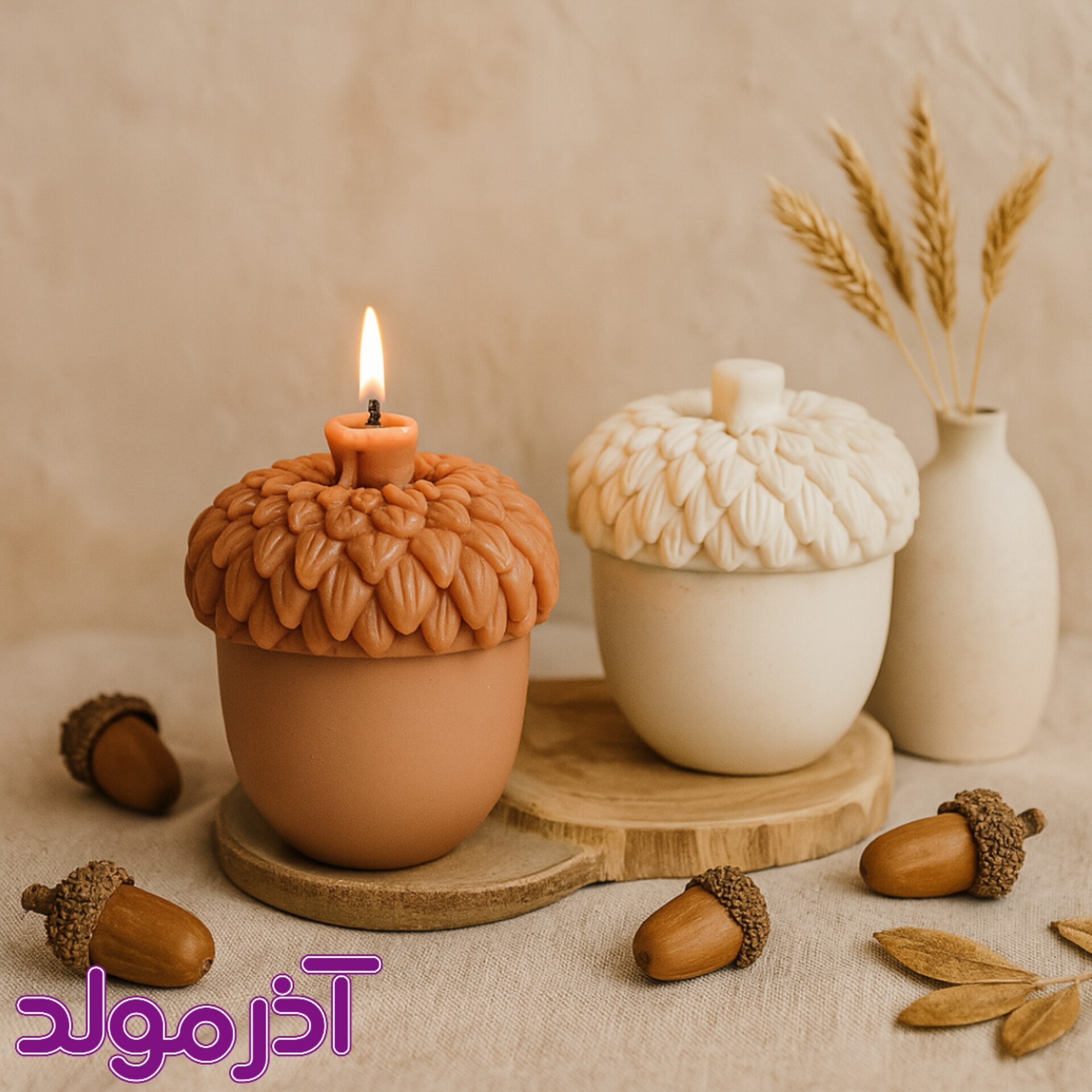 قالب سیلیکونی بلوط