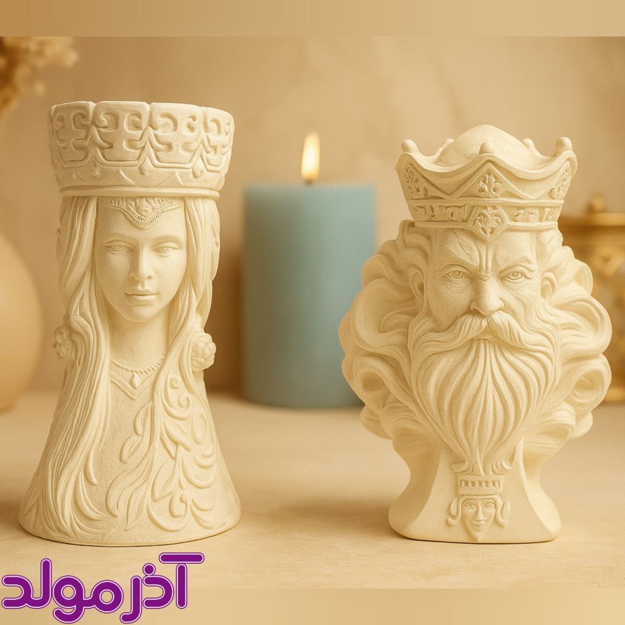 قالب سیلیکونی شاه و ملکه