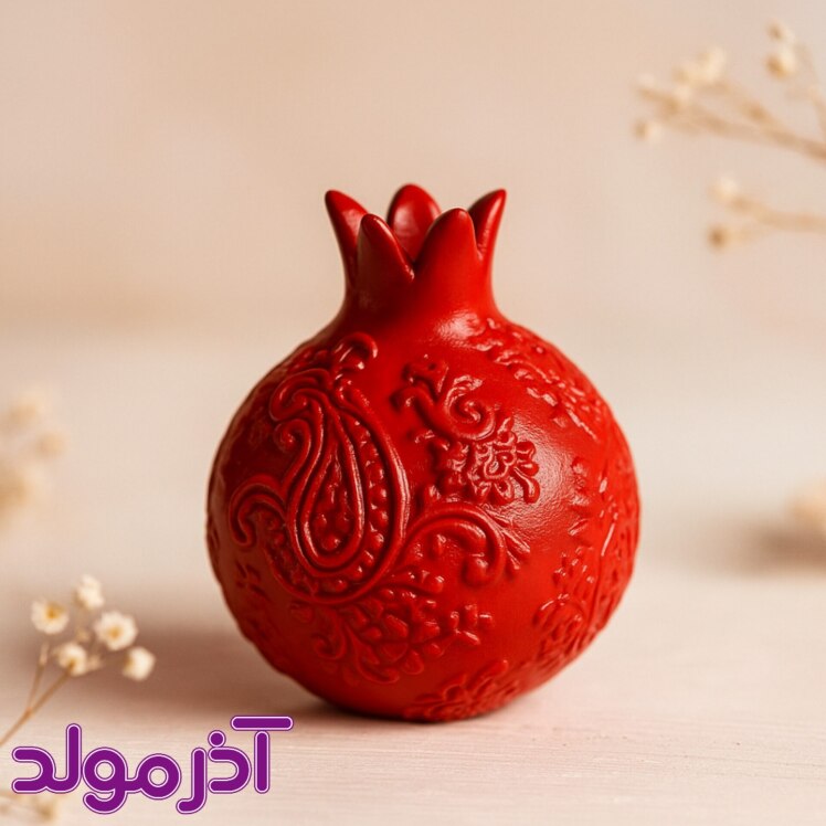 قالب سیلیکونی انار طرحدار 