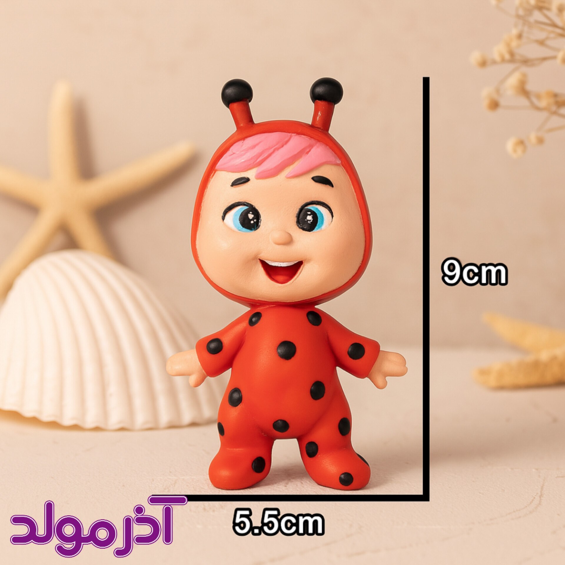 قالب سیلیکونی عروسک روی استند