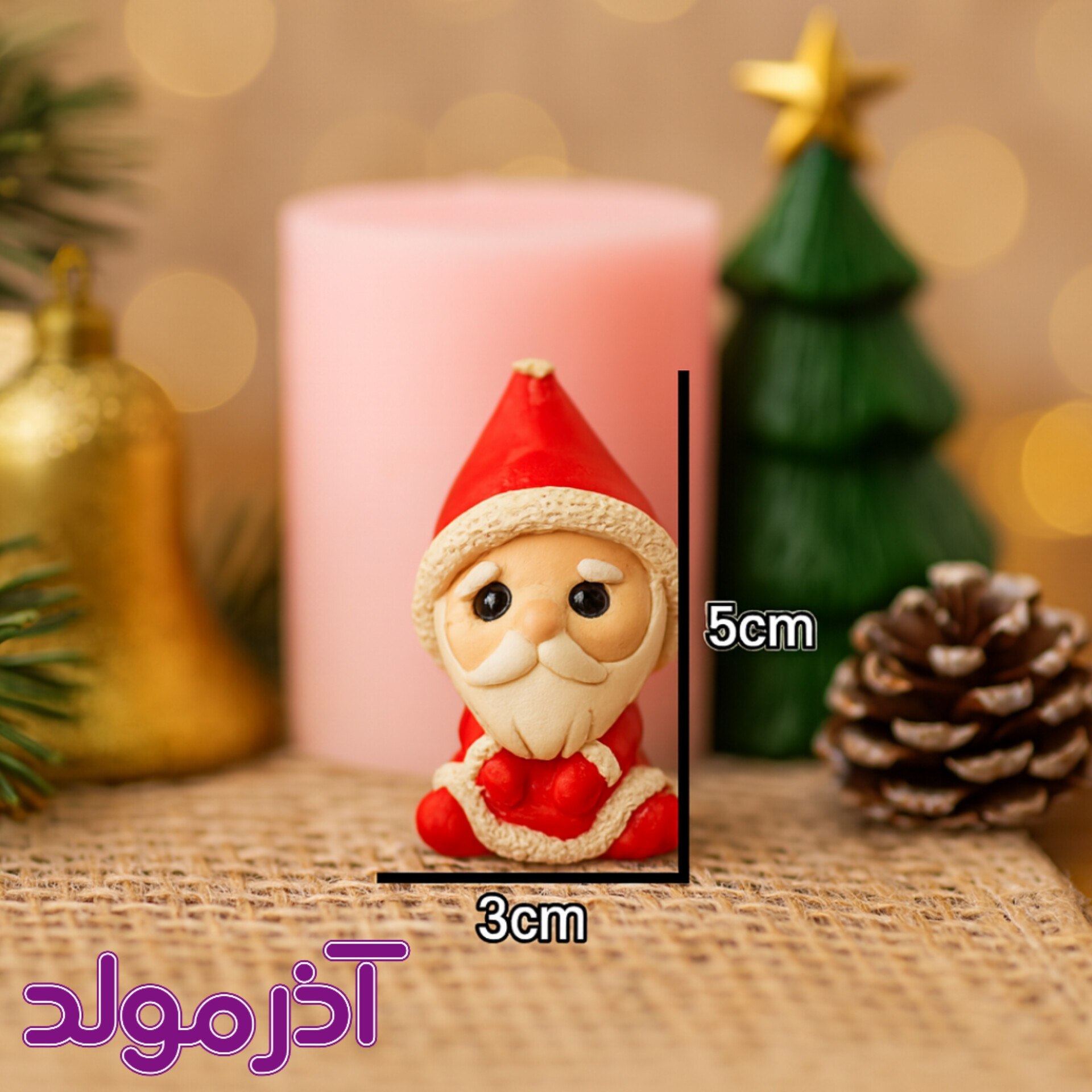  قالب سیلیکونی ست ریز کریسمسی 