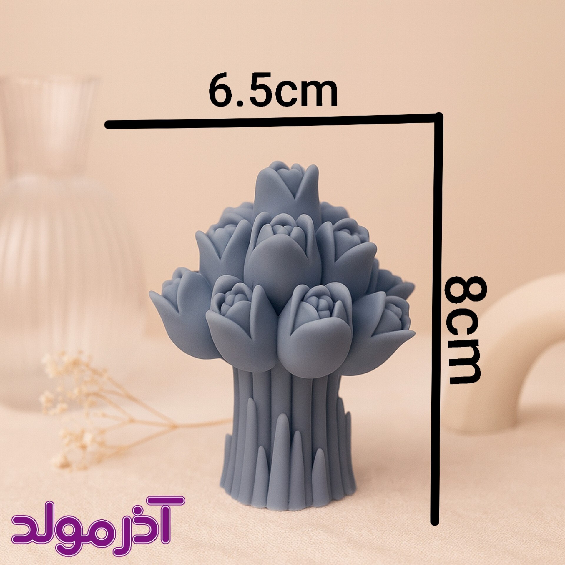 قالب سیلیکونی دسته گل