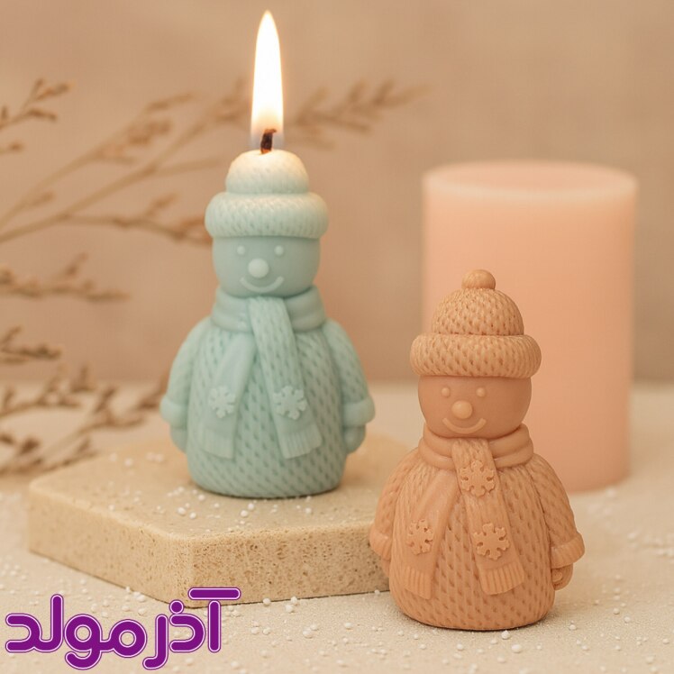 قالب سیلیکونی آدم برفی