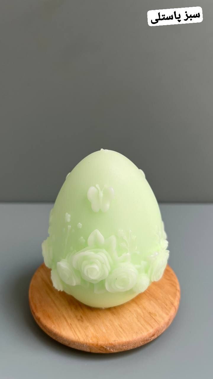 رنگ شمع سبز پاستیلی