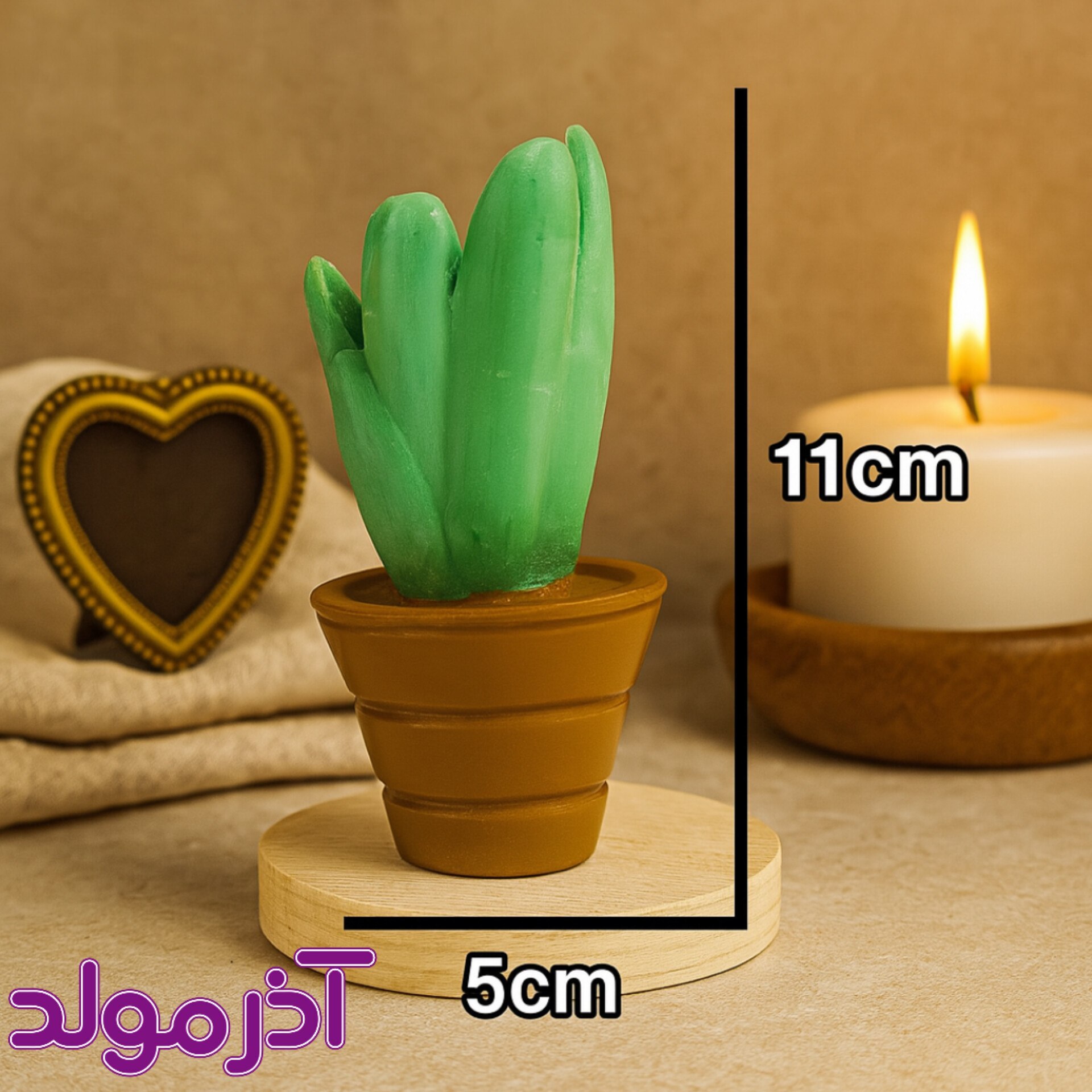  قالب سیلیکونی گل سنبل دو تکه 