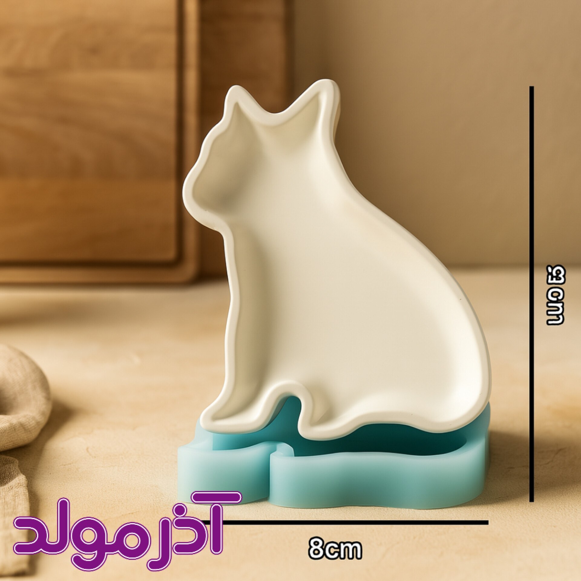 قالب سیلیکونی استند خرس و گربه