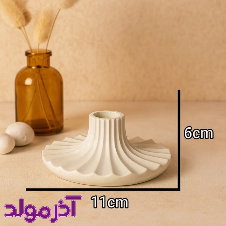 قالب سیلیکونی جا شمعی شیاردار