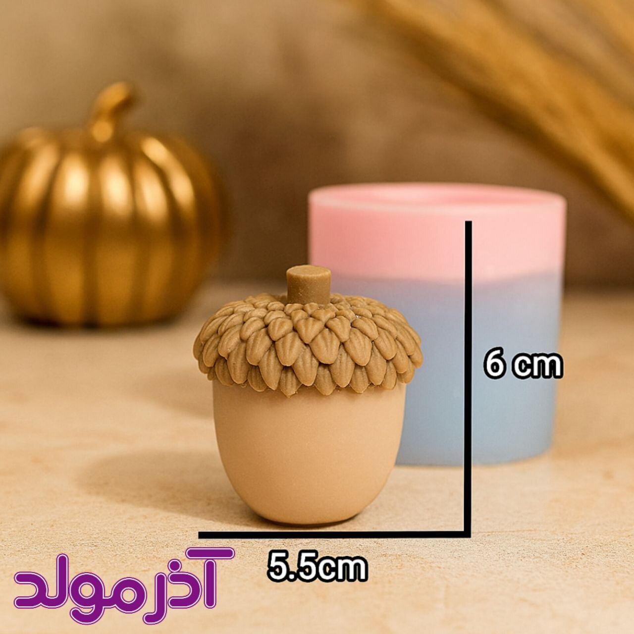 قالب سیلیکونی سنجاب و بلوط