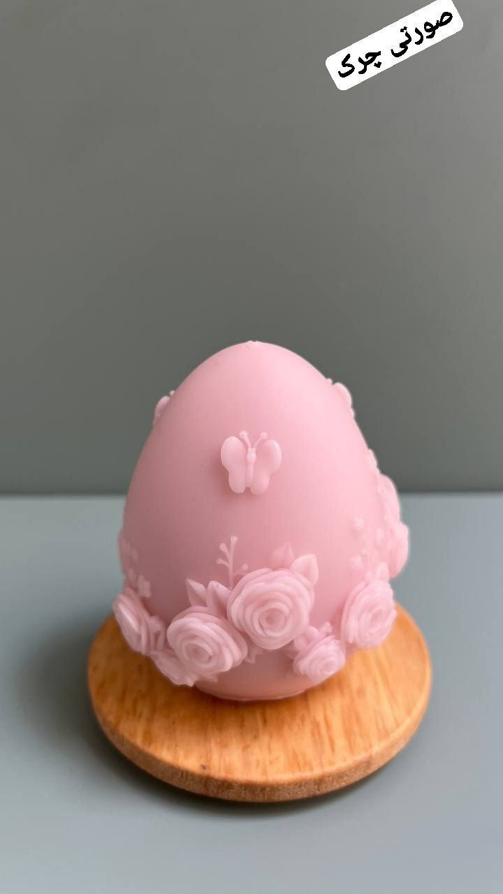 رنگ شمع صورتی چرک