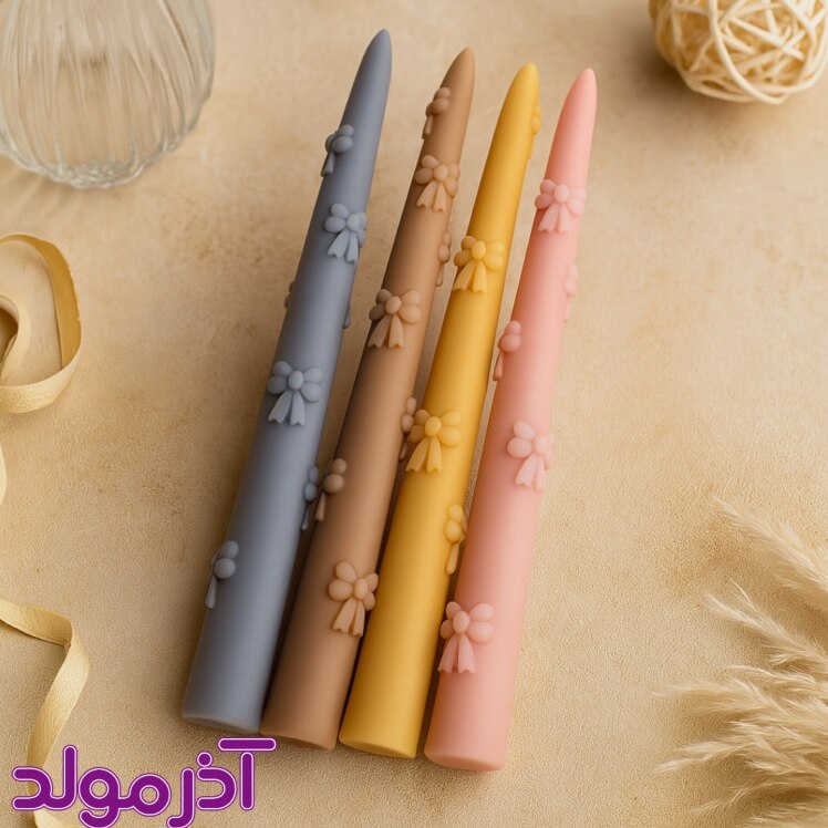 قالب سیلیکونی شمع قلمی پاپیون