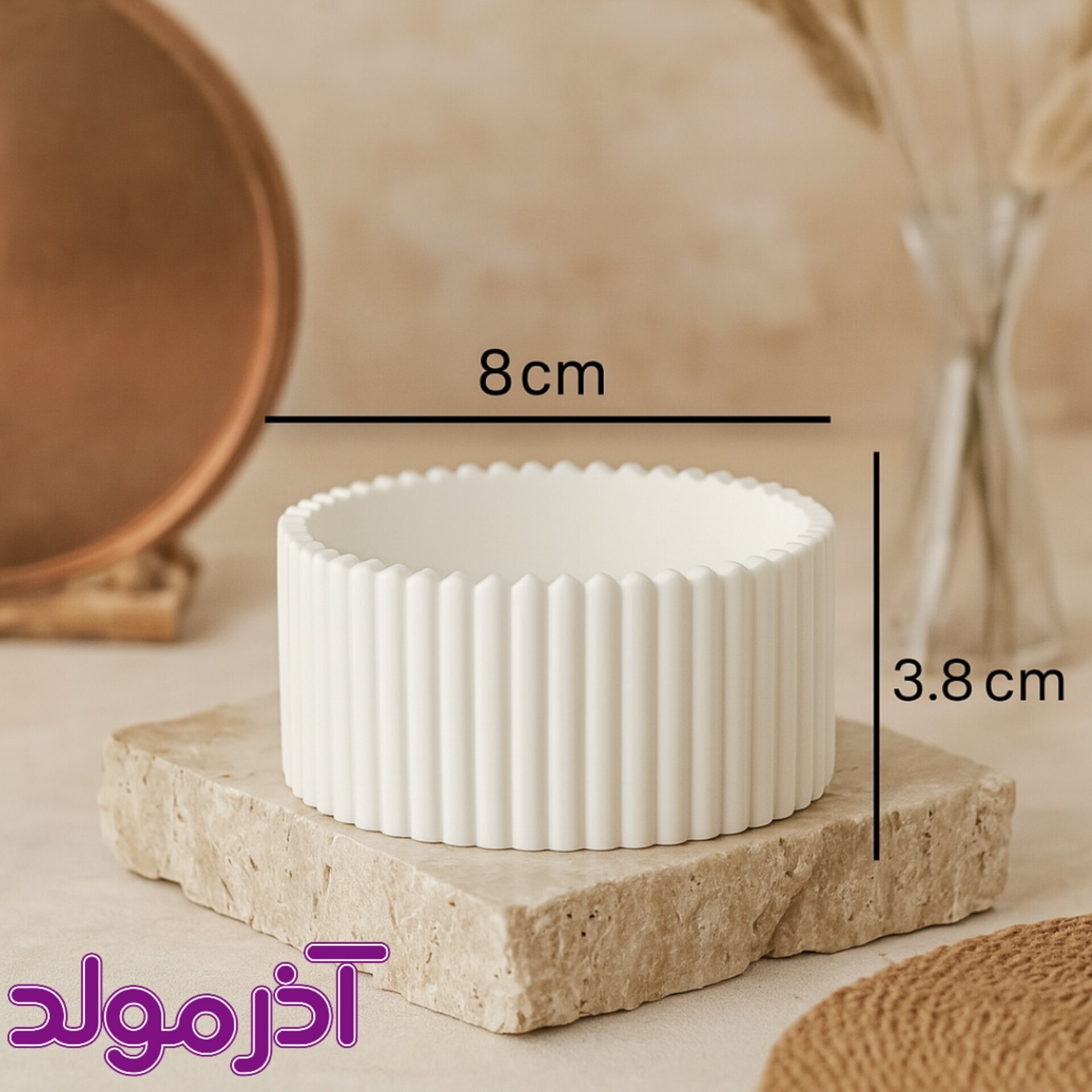  قالب سیلیکونی قندون و شات شمع 