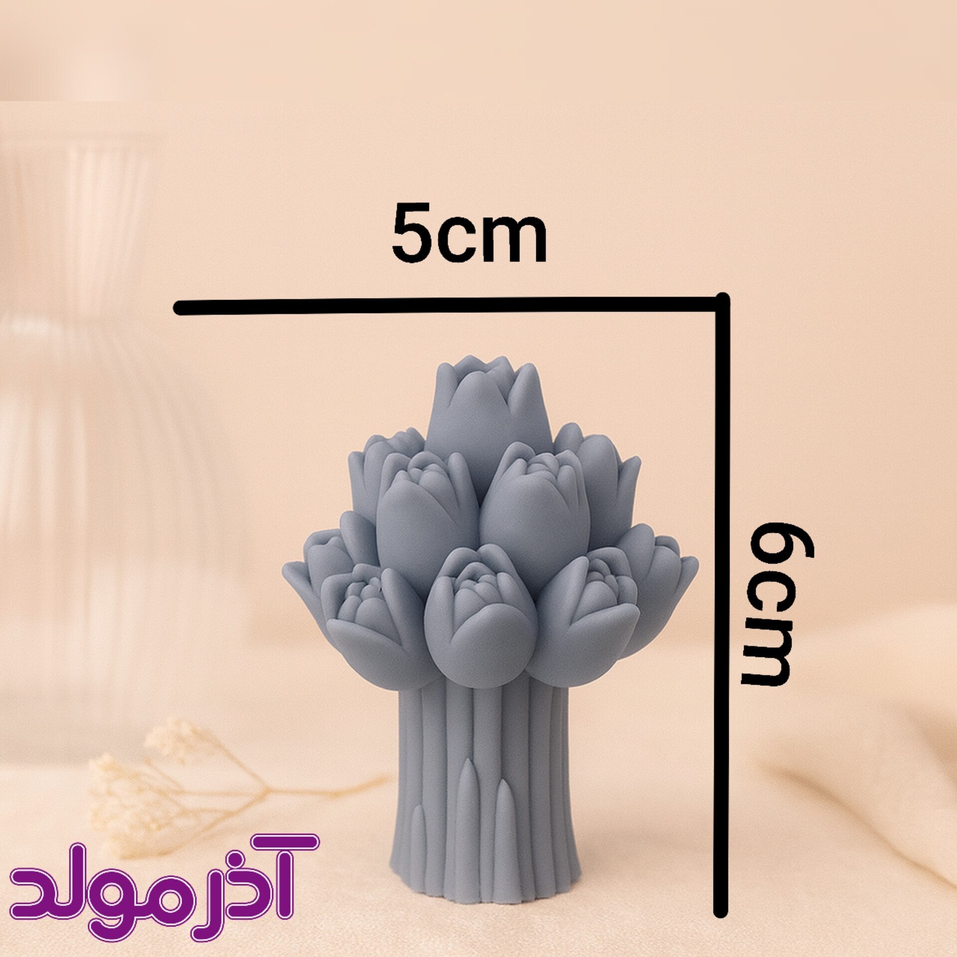 قالب سیلیکونی دسته گل