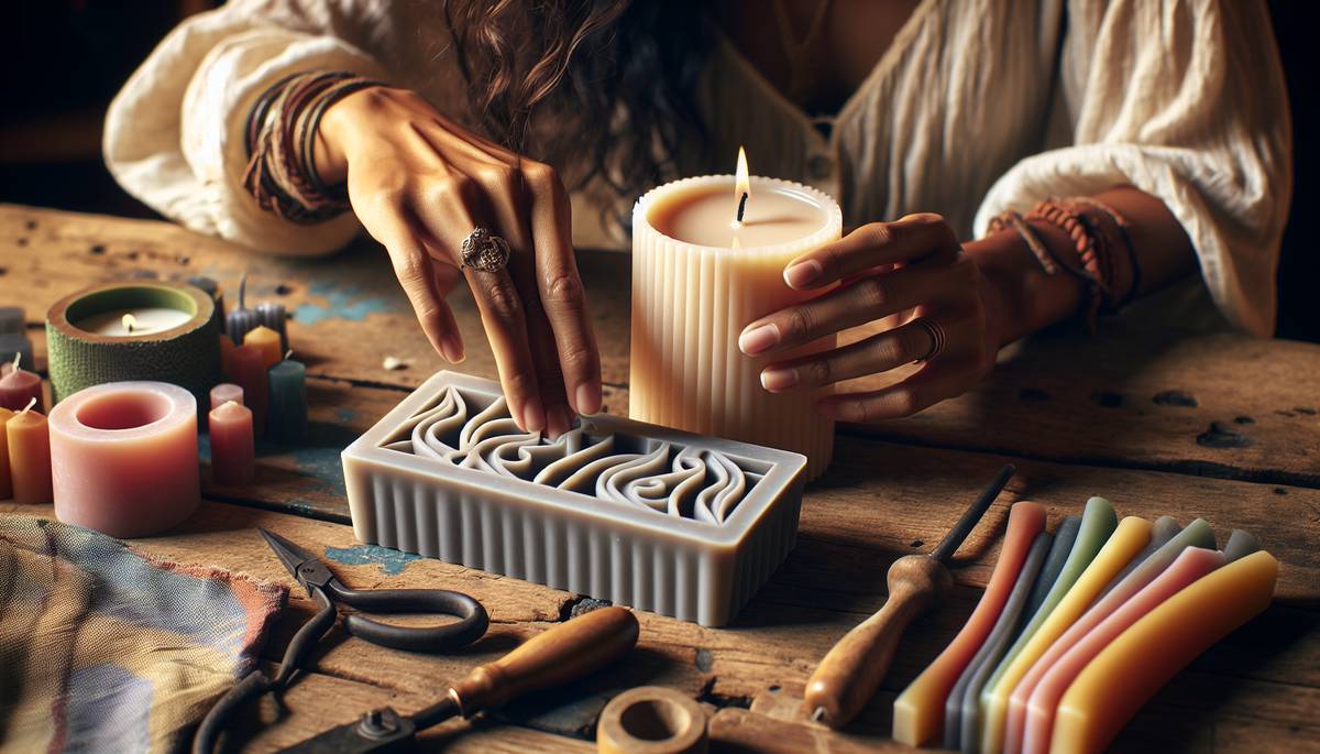 قالب سیلیکونی شمع ارزان