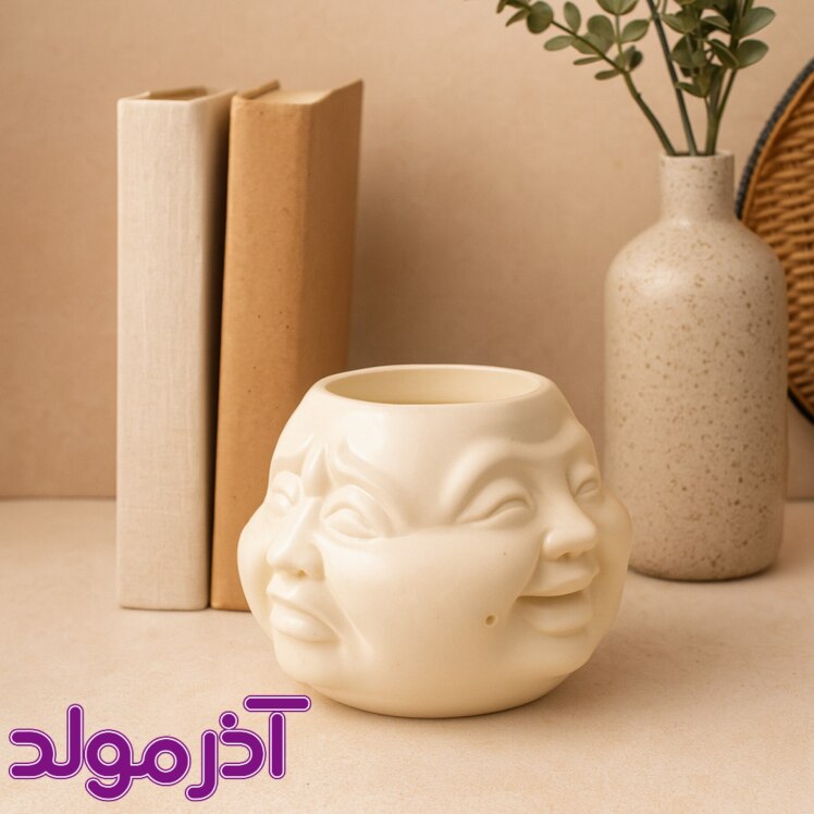 قالب سیلیکونی ظرف چهار چهره