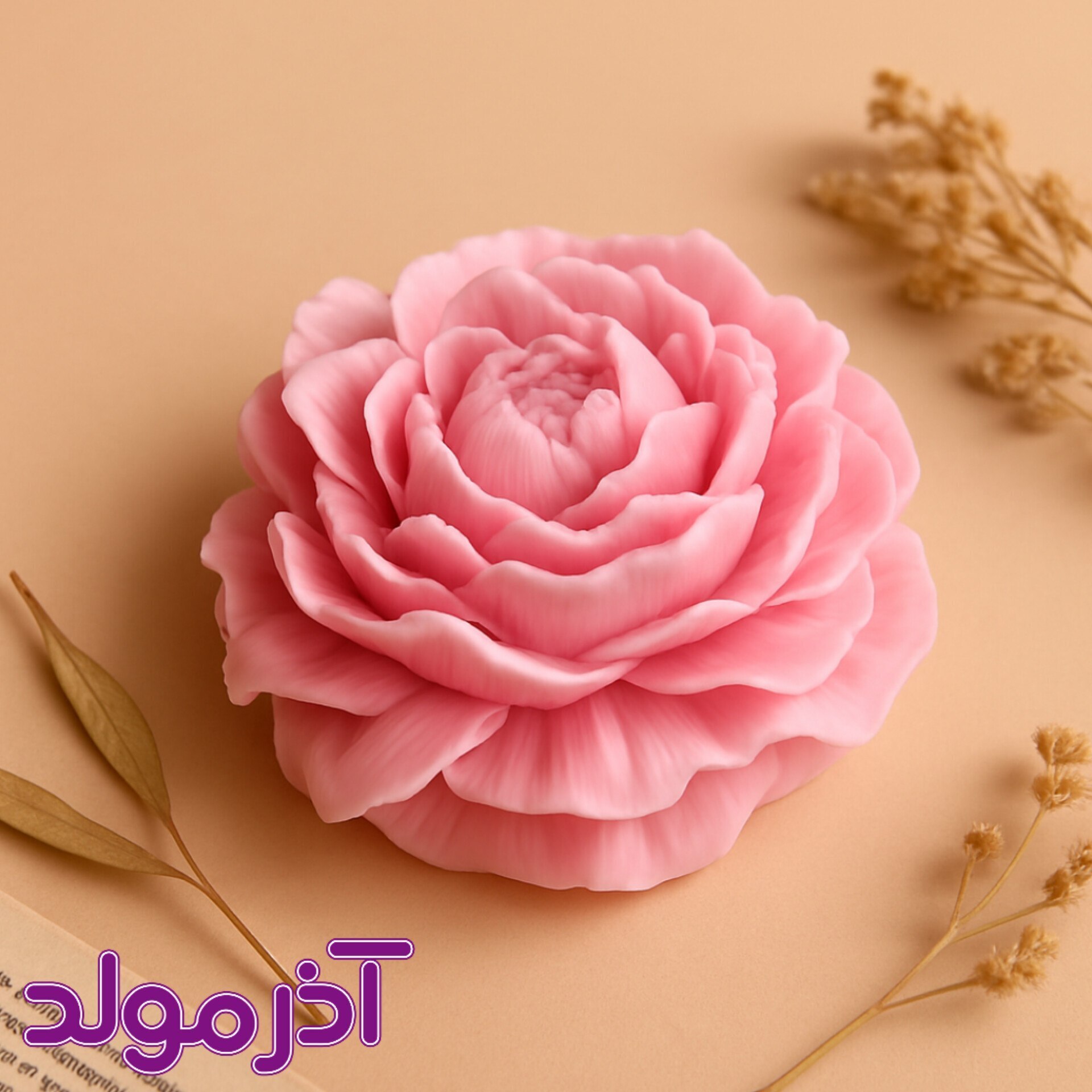 قالب سیلیکونی گل آلاله ژورنالی