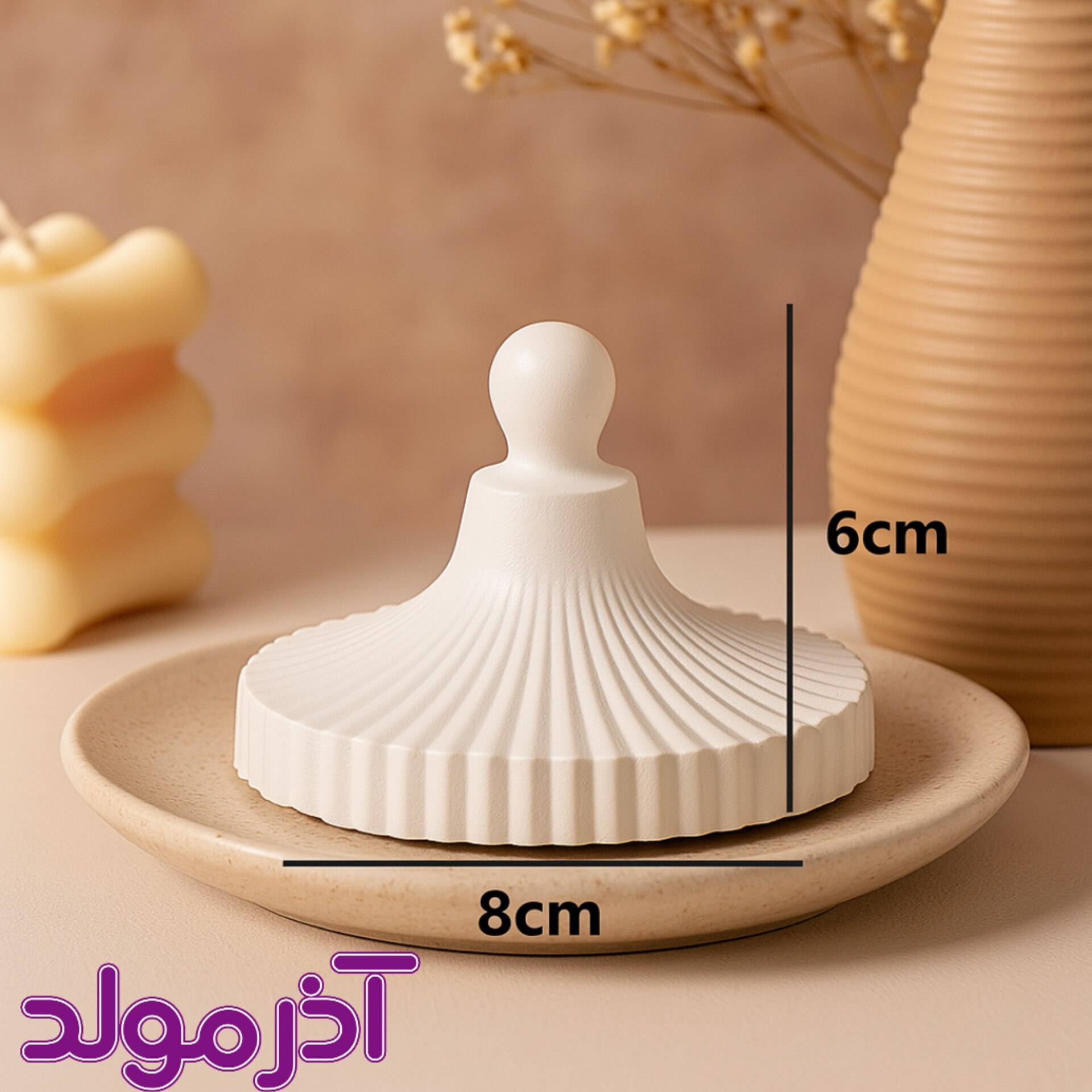  قالب سیلیکونی قندون و شات شمع 