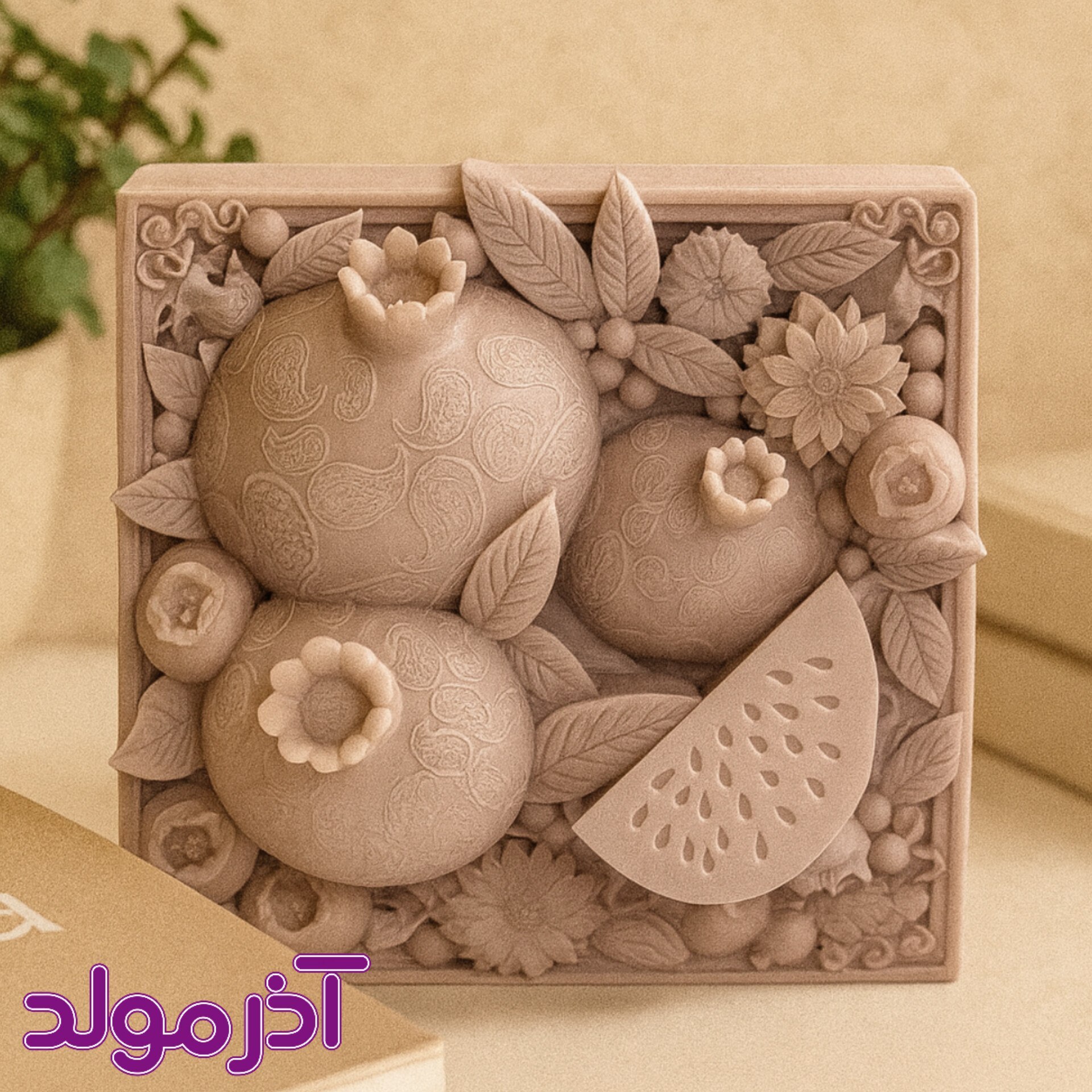 قالب سیلیکونی کتیبه یلدا