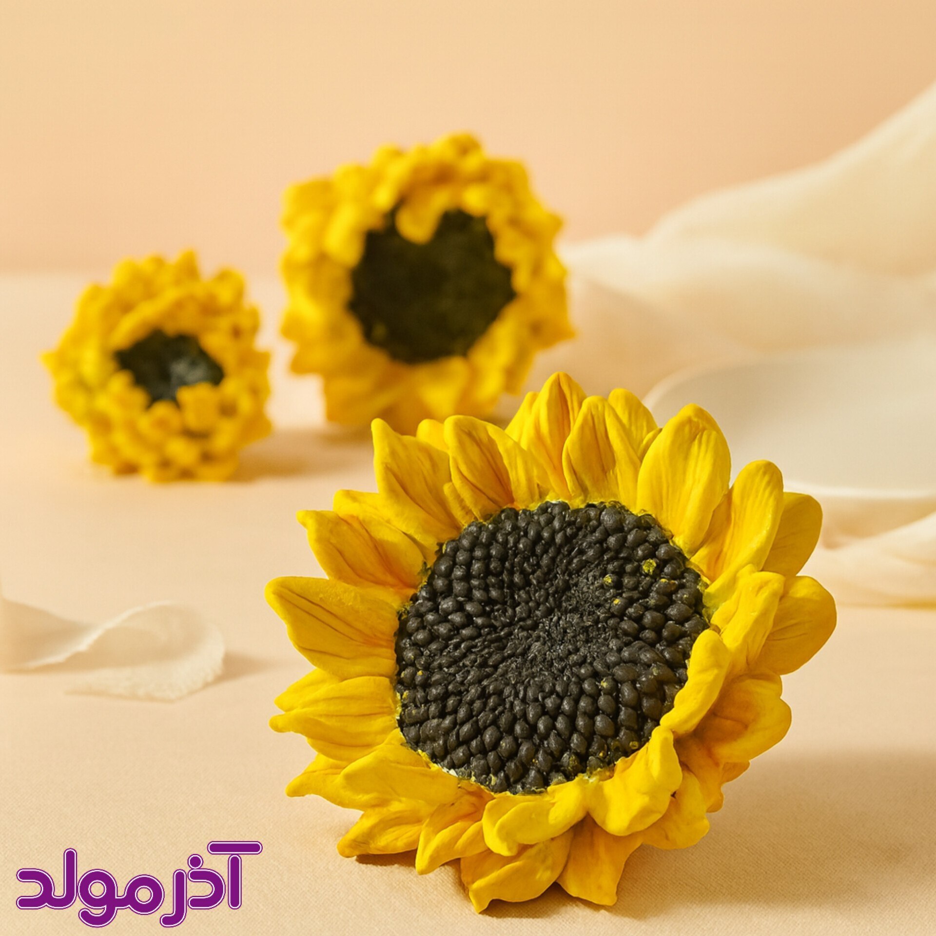 قالب سیلیکونی گل آفتابگردان