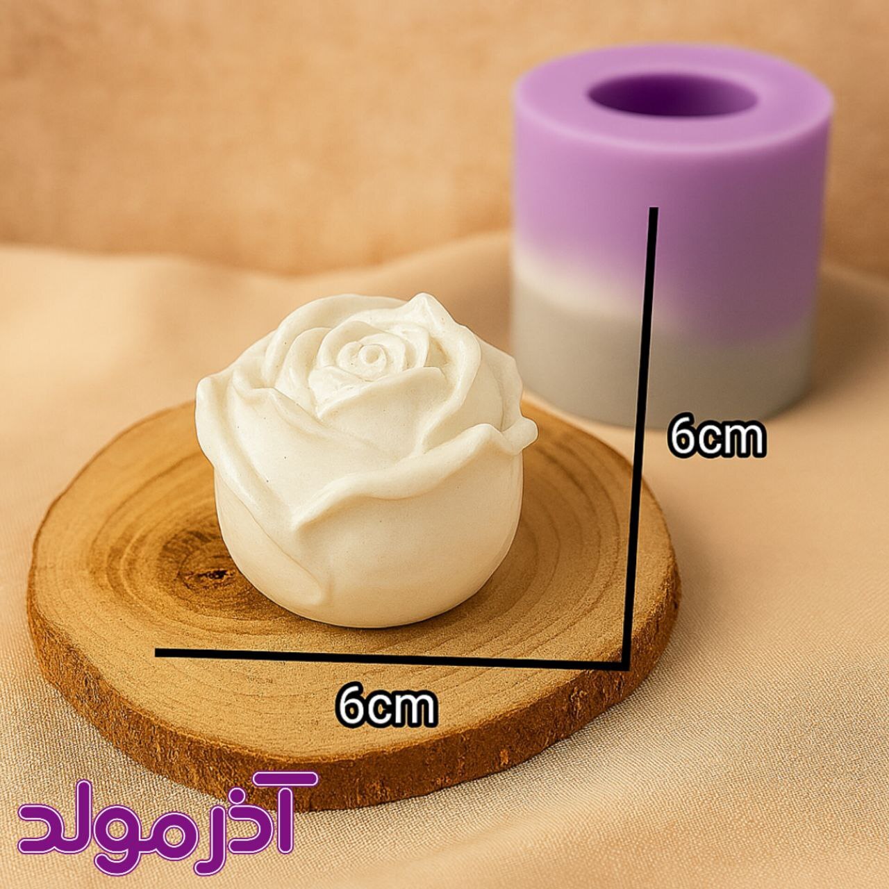 قالب سیلیکونی گل رز