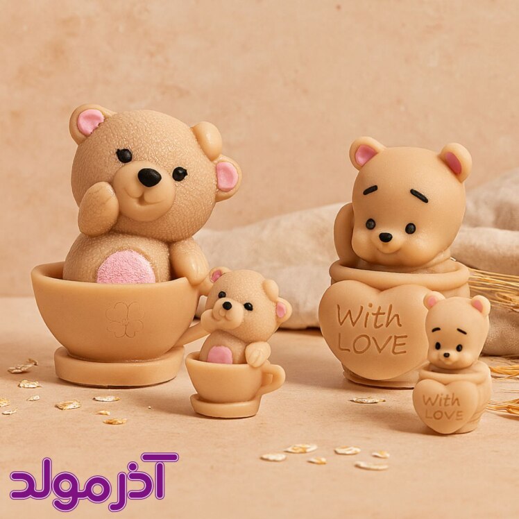قالب سیلیکونی خرس فنجونی 