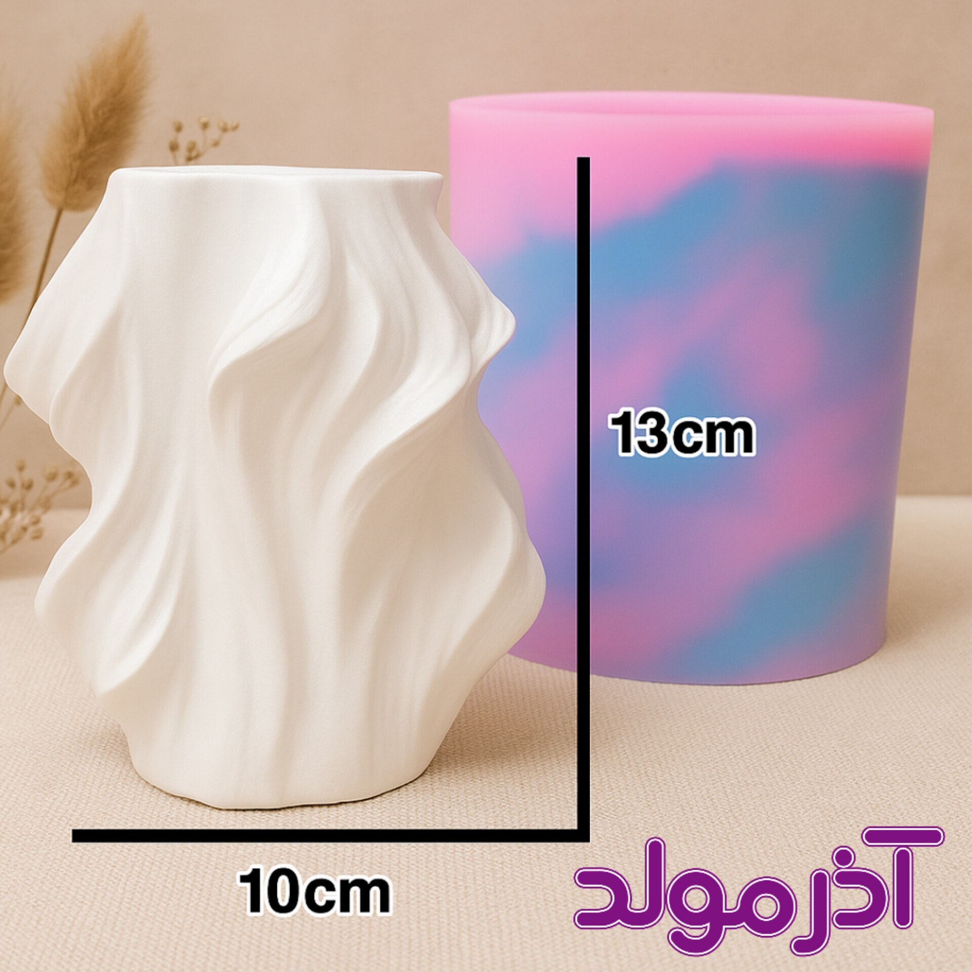 قالب سیلیکونی گیسو