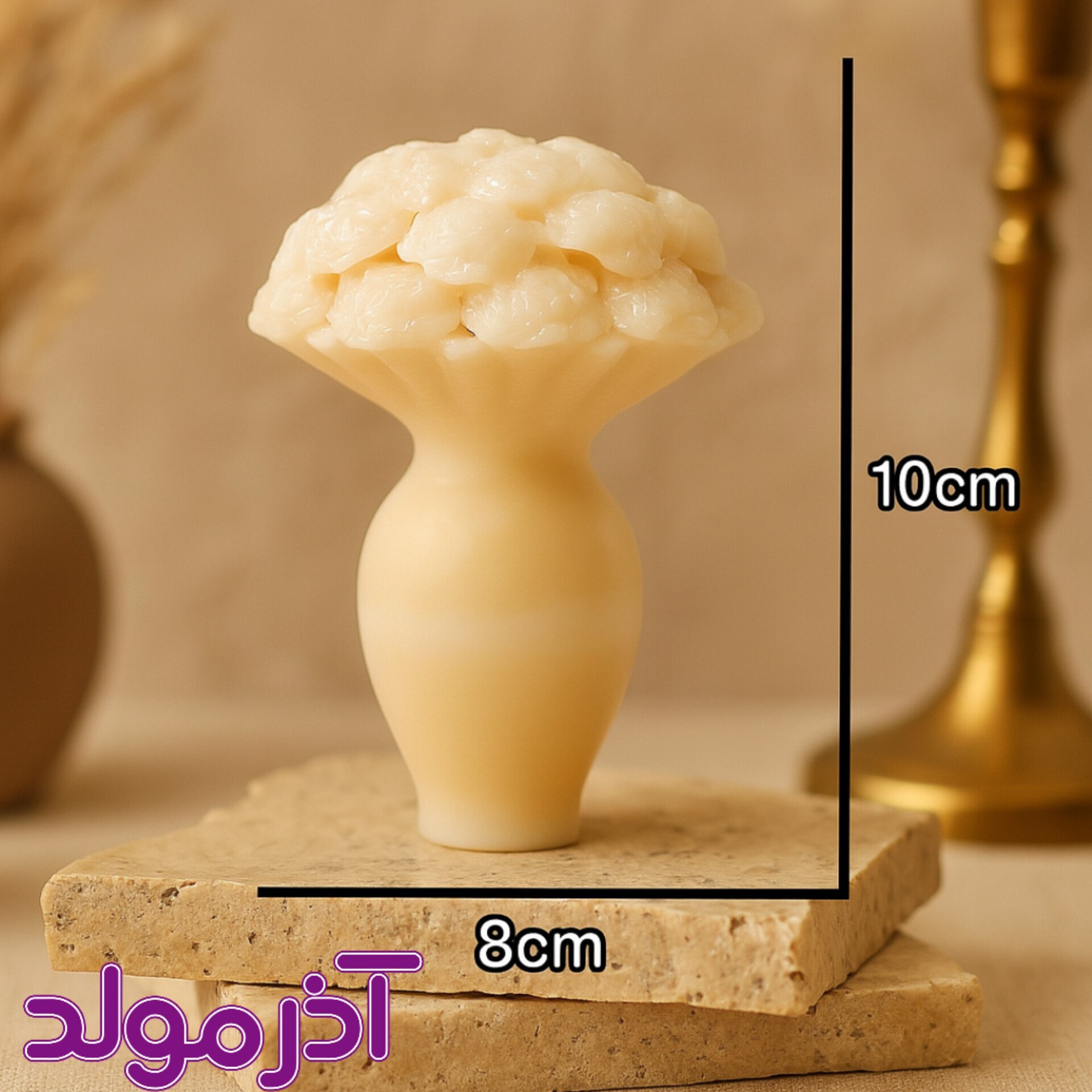قالب سیلیکونی گل و گلدان