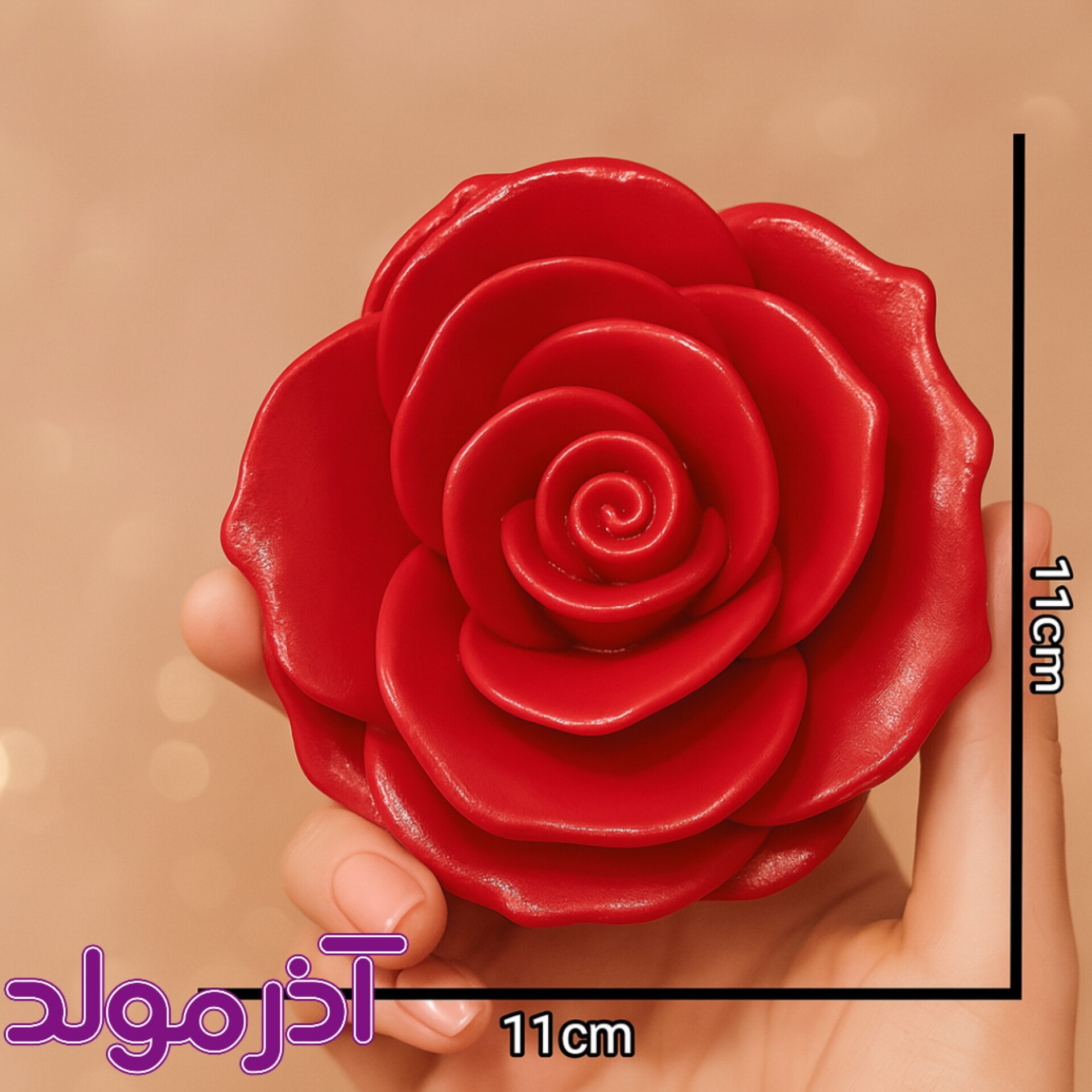 قالب سیلیکونی گل رز