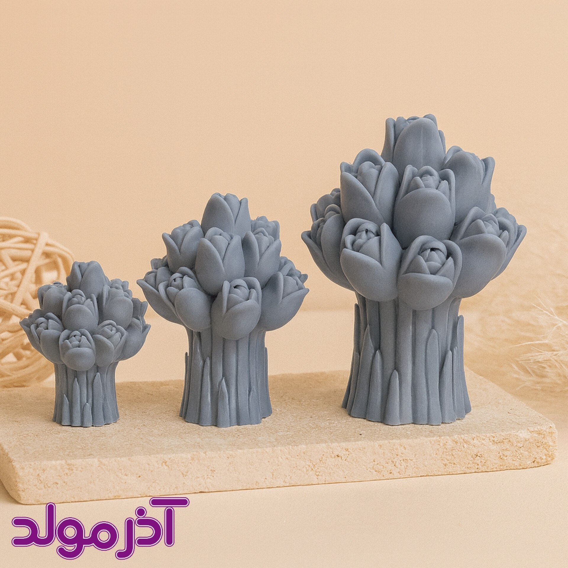 قالب سیلیکونی دسته گل