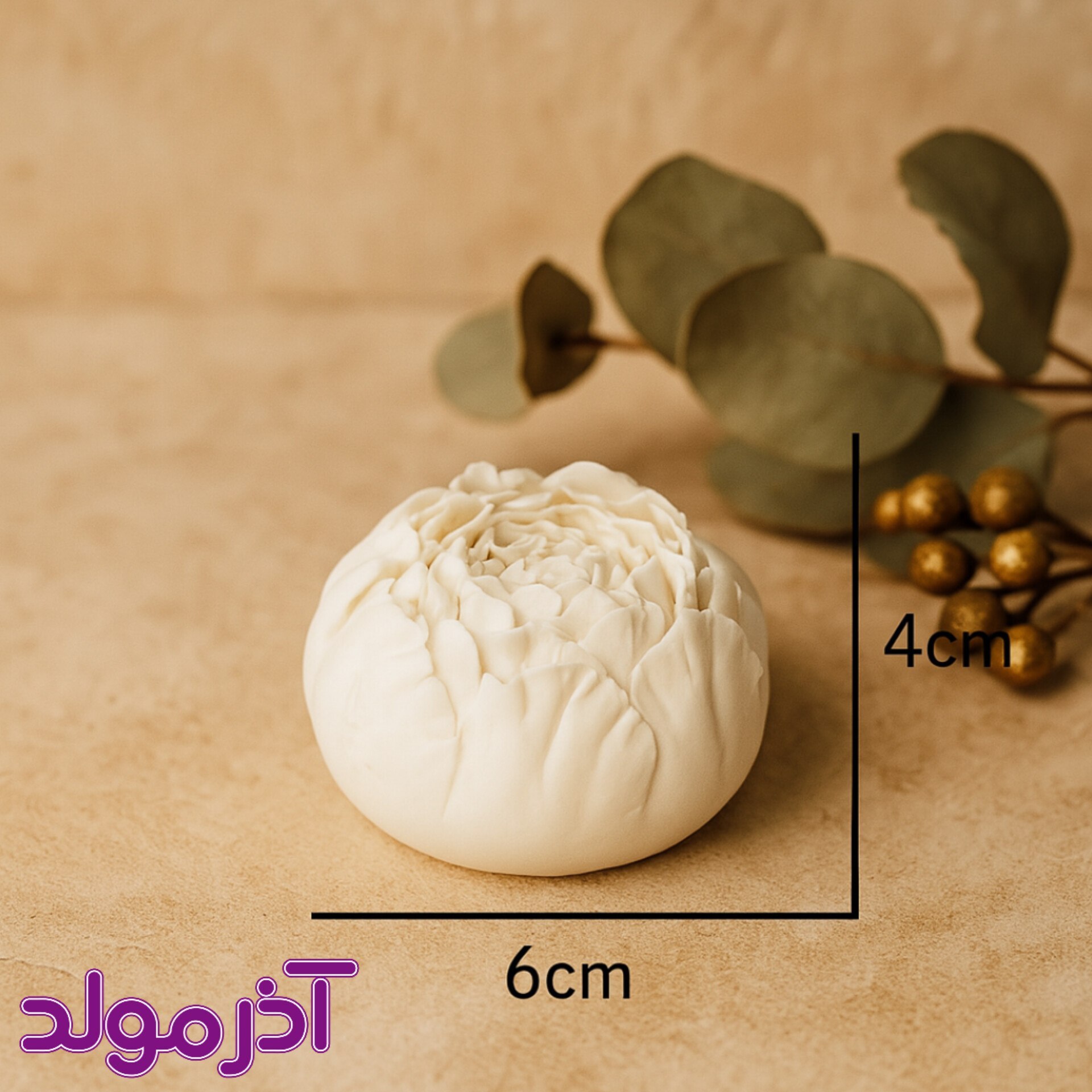  قالب سیلیکونی گل رز پیونی 