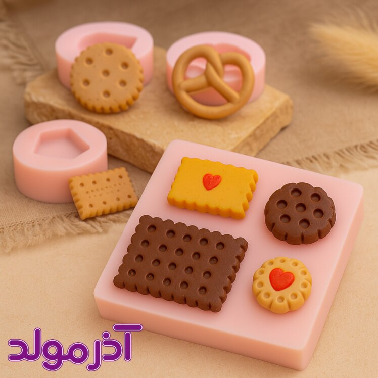قالب سیلیکونی بیسکوییت