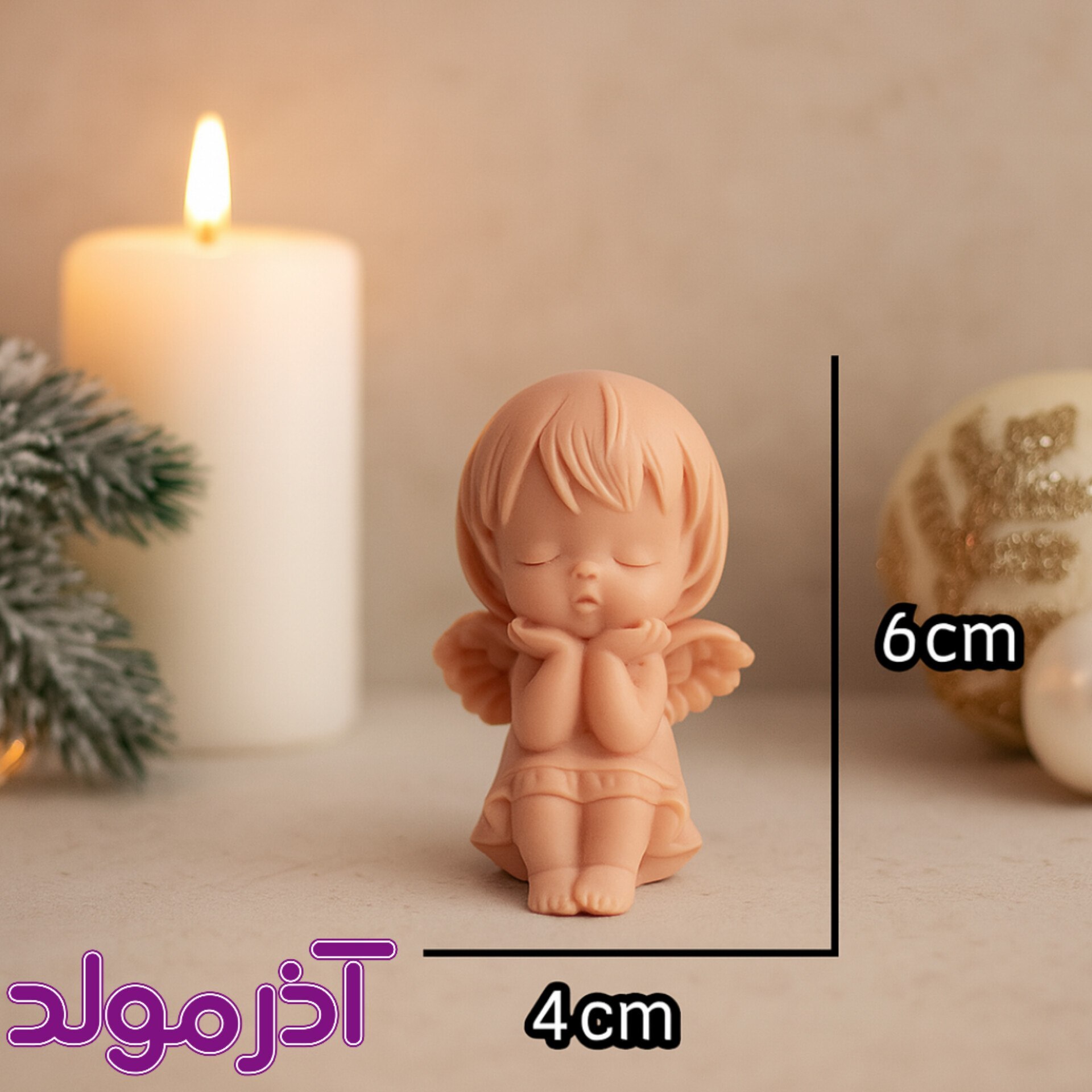  قالب سیلیکونی فرشته نشسته 