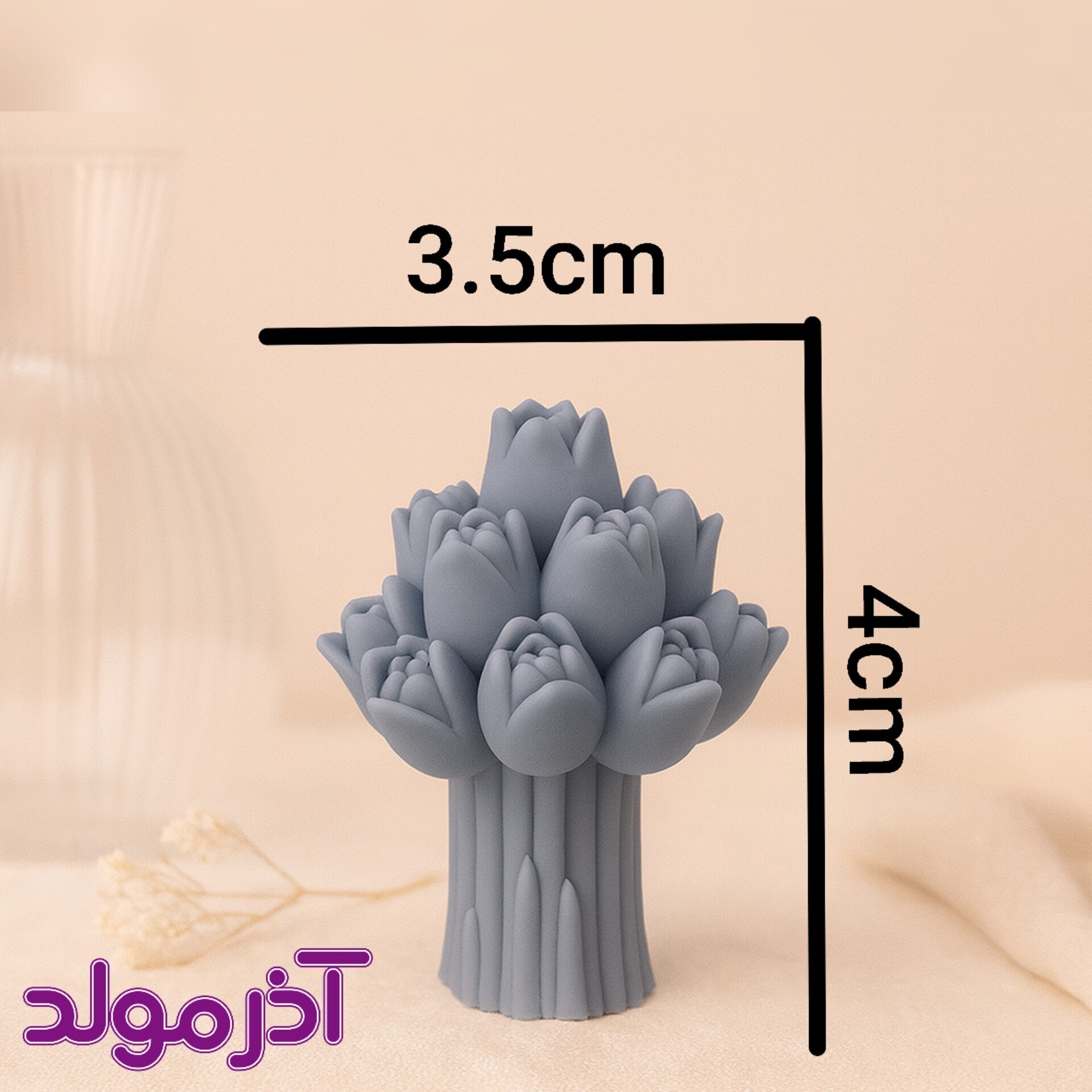 قالب سیلیکونی دسته گل