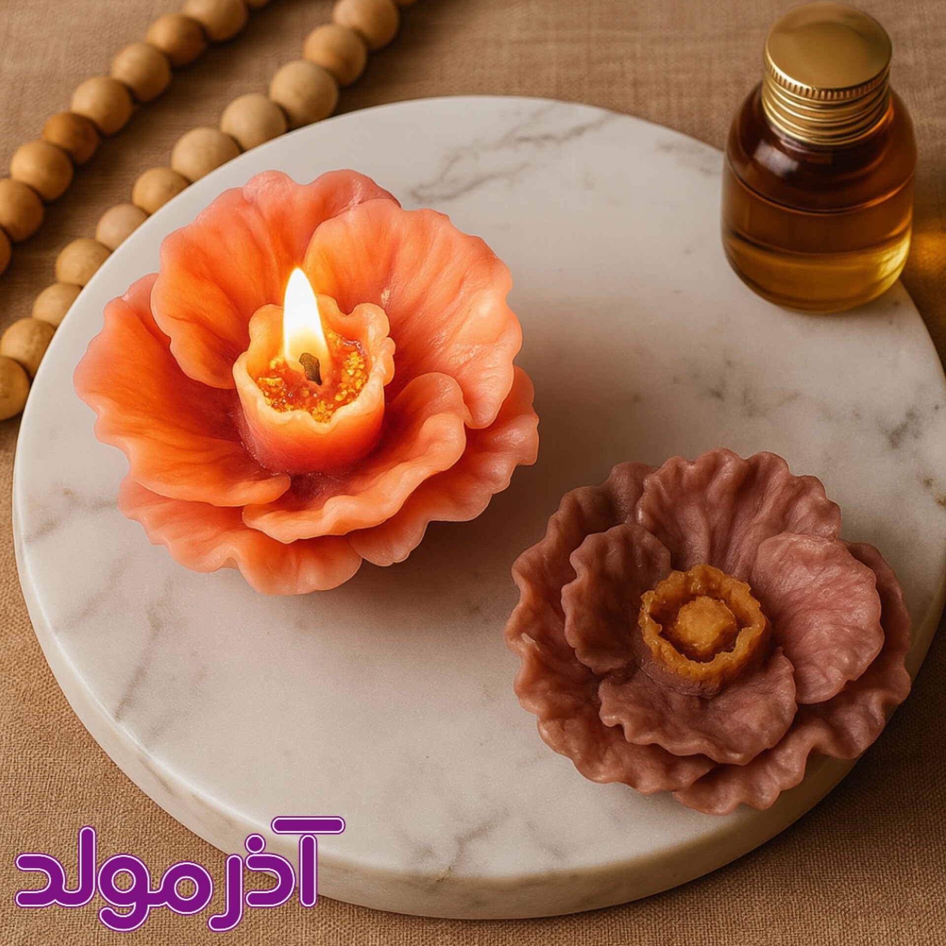  قالب سیلیکونی گل نیلوفر 