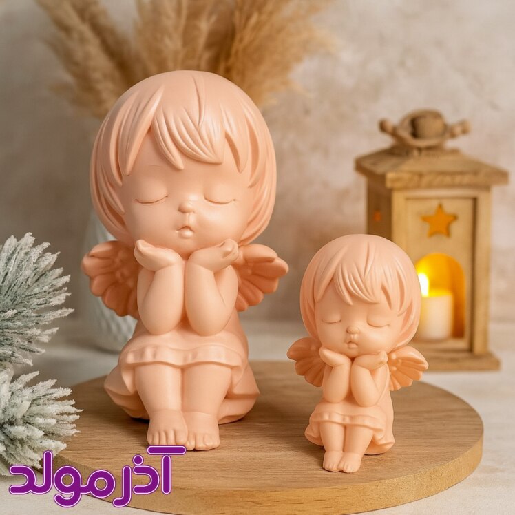 قالب سیلیکونی فرشته نشسته