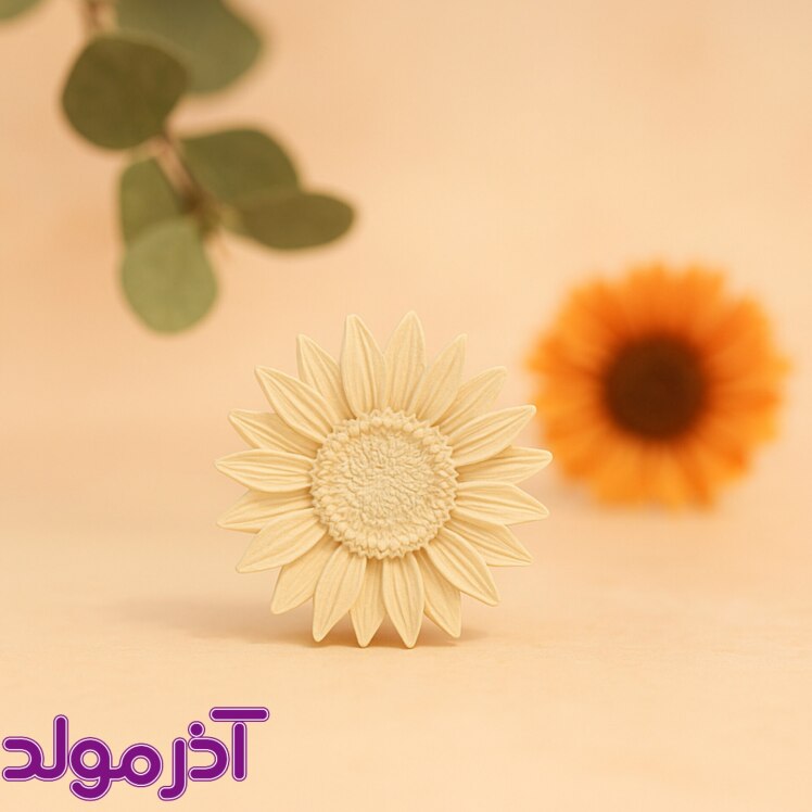 قالب سیلیکونی گل آفتابگردان کوچک