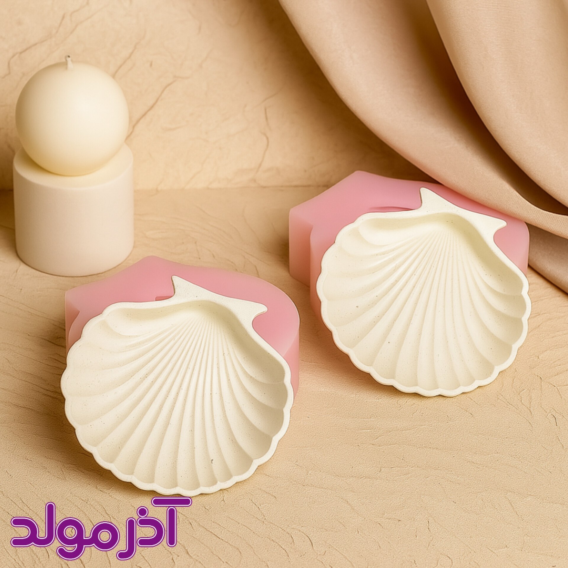  قالب سیلیکونی استند صدف 