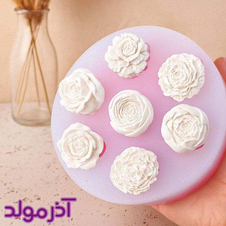 قالب سیلیکونی ست گل ریز