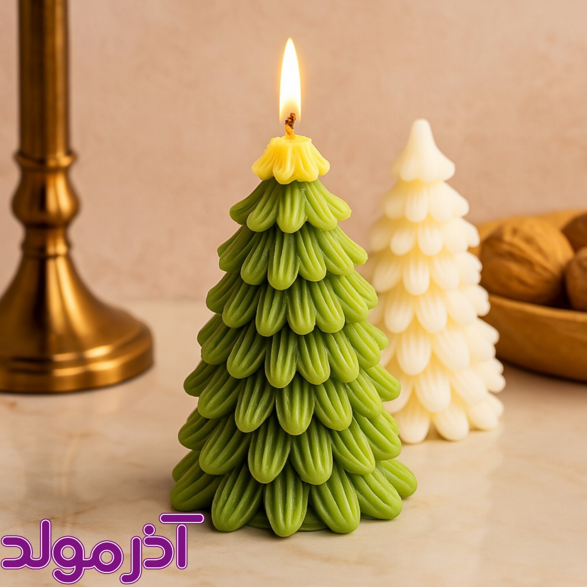  قالب سیلیکونی کاج کریسمس 